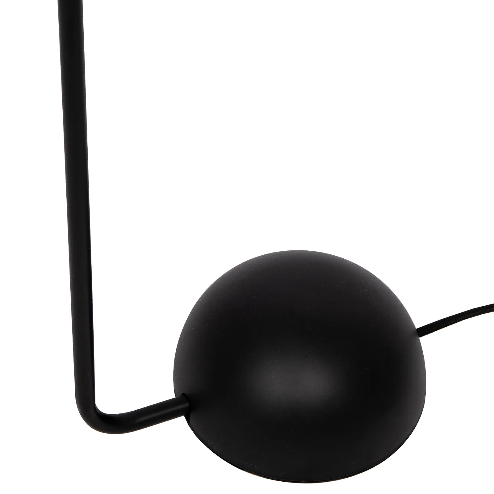 Candeeiro de pé Swan, Preto Globen Lighting