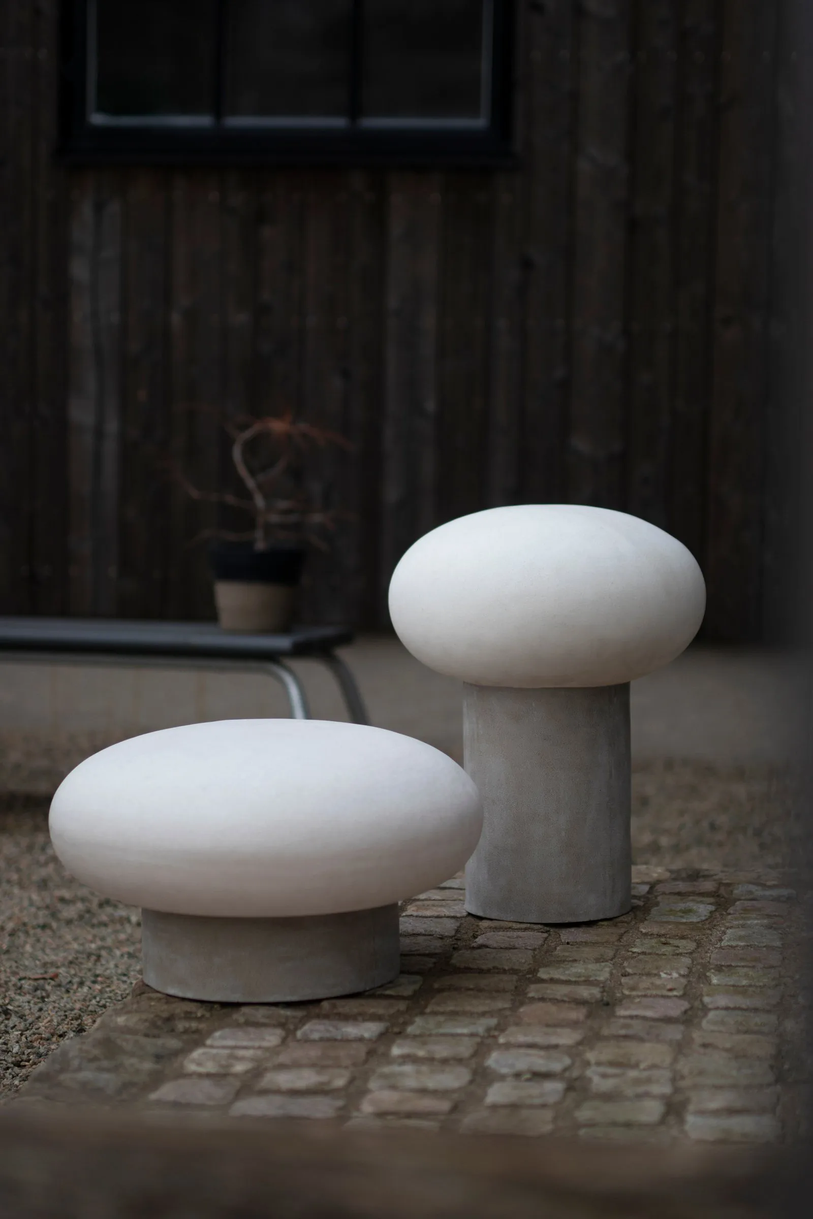 Candeeiro de pé Umfors 50 cm, cinza Globen Lighting