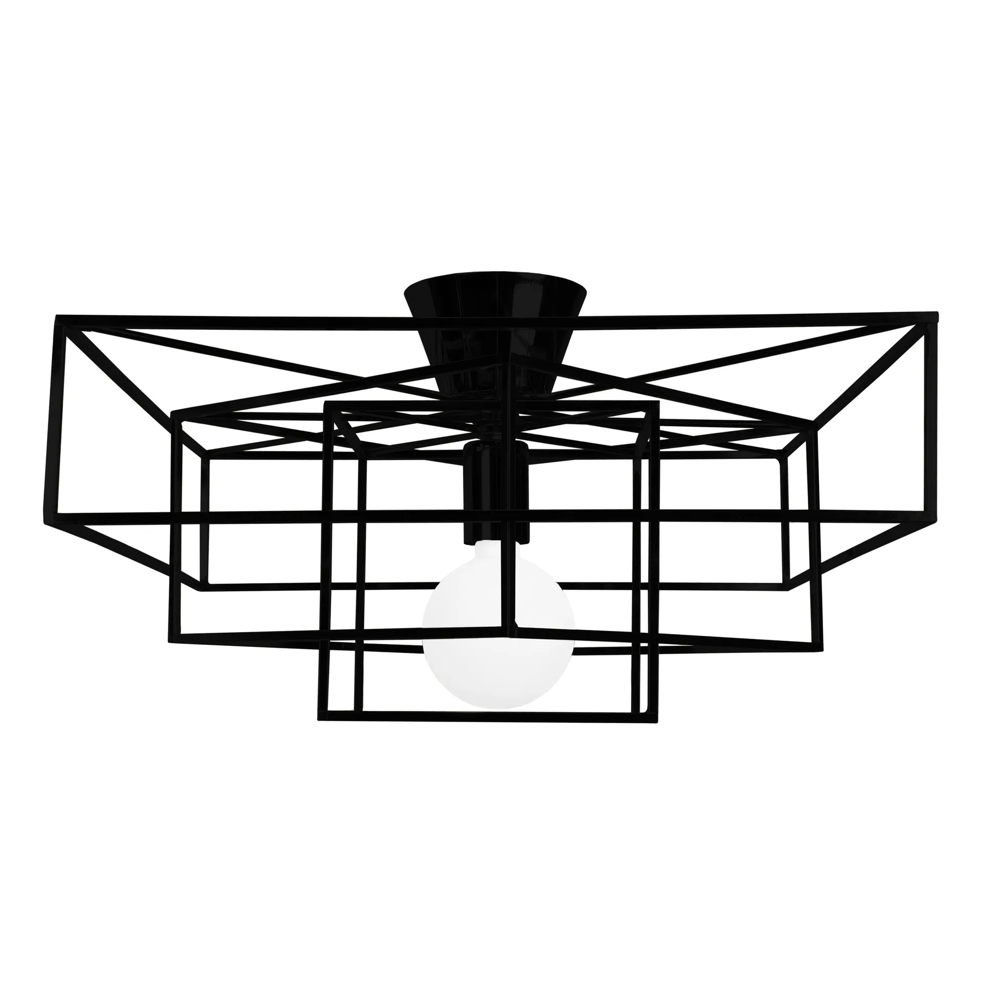 Candeeiro de teto Cube, preto Globen Lighting