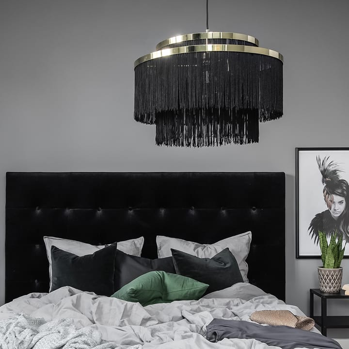 Candeeiro de teto Frans - latão preto - Globen Lighting