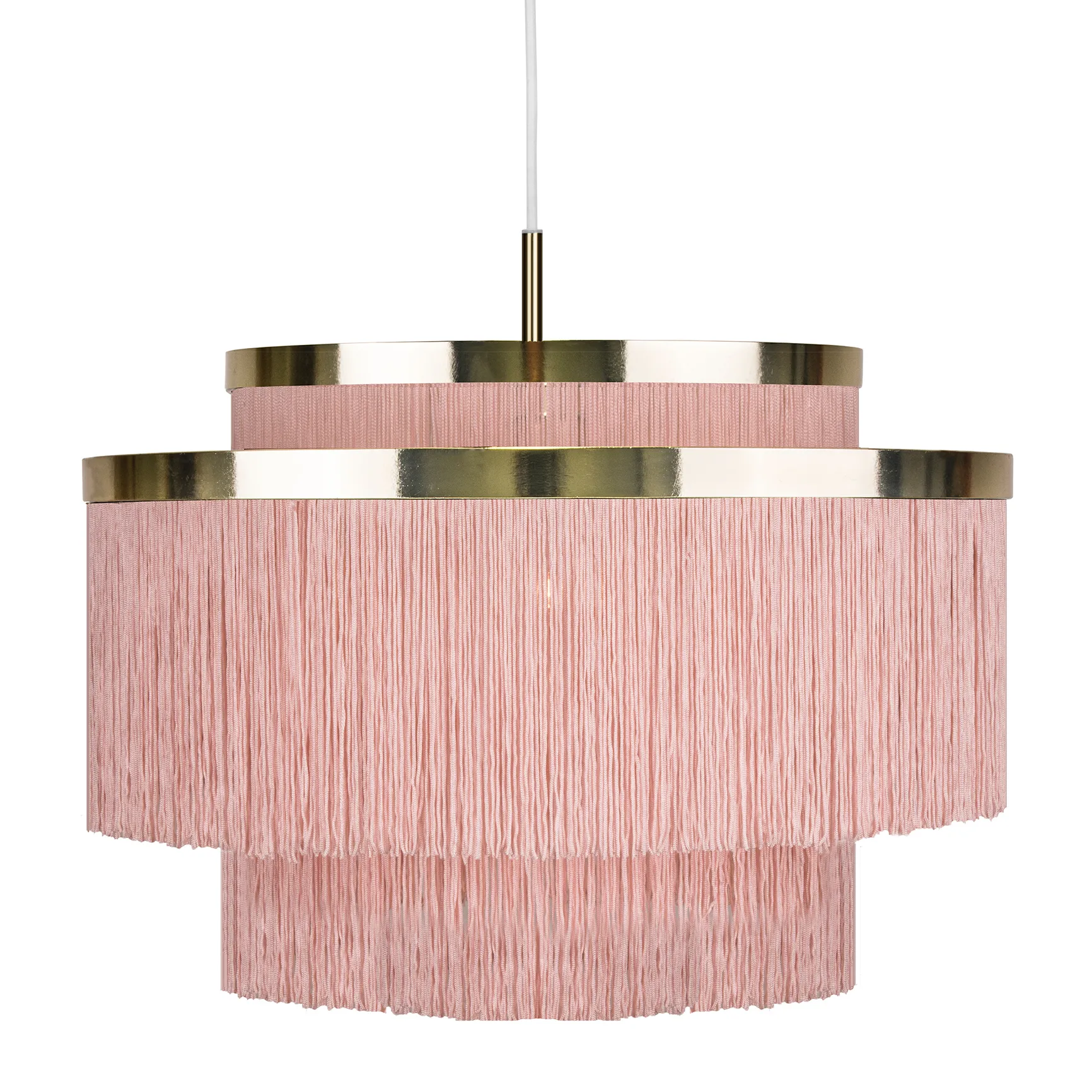Candeeiro de teto Frans, rosa latão Globen Lighting