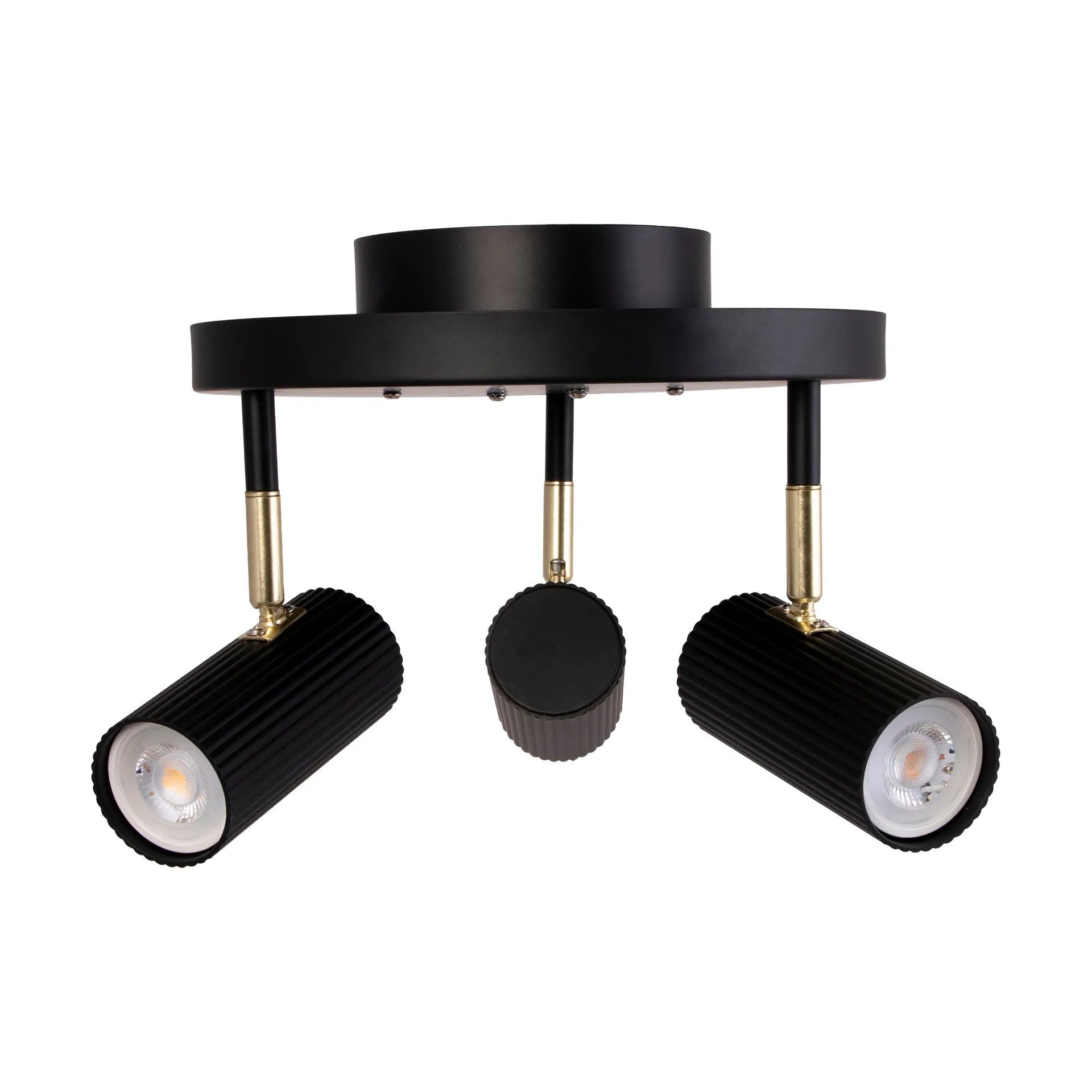 Candeeiro de teto Hubble 3, Preto Globen Lighting