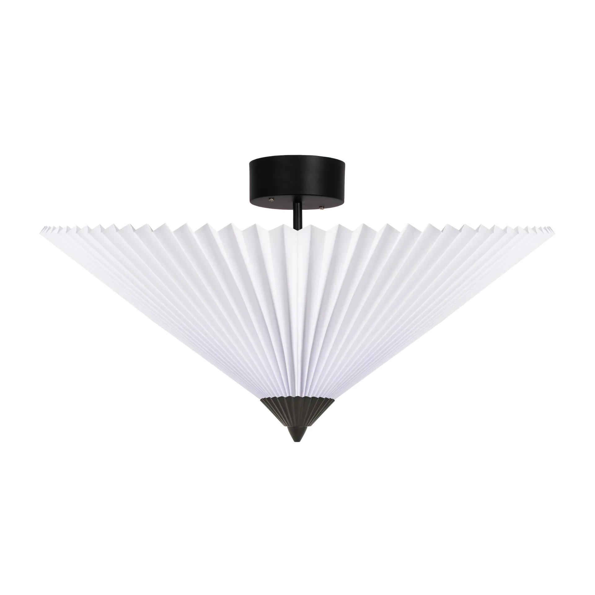 Candeeiro de teto Matisse Ø60 cm, Preto-branco Globen Lighting