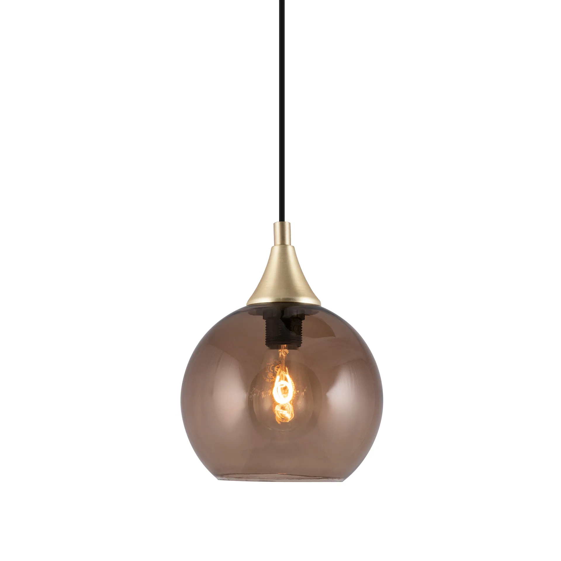 Candeeiro de teto mini Bowl, brown Globen Lighting