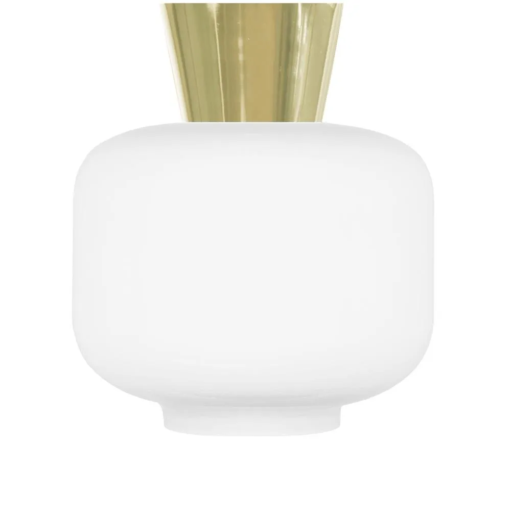 Candeeiro de teto Ritz, branco-latão Globen Lighting