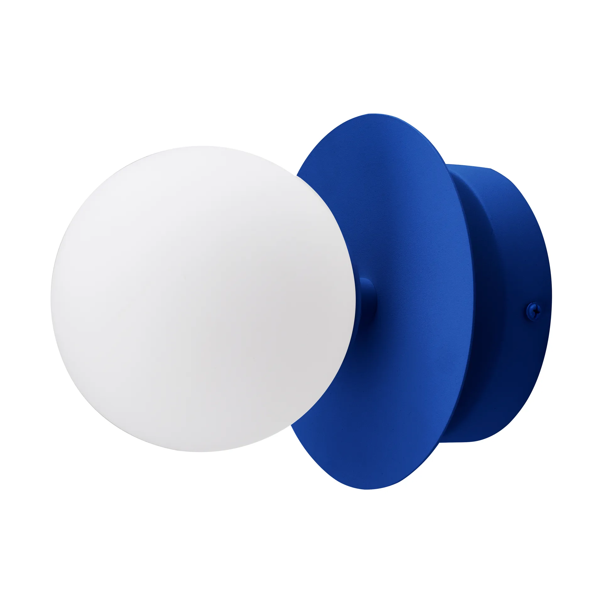 Candeeiro de teto/parede Art Deco IP44, Azul-Branco Globen Lighting