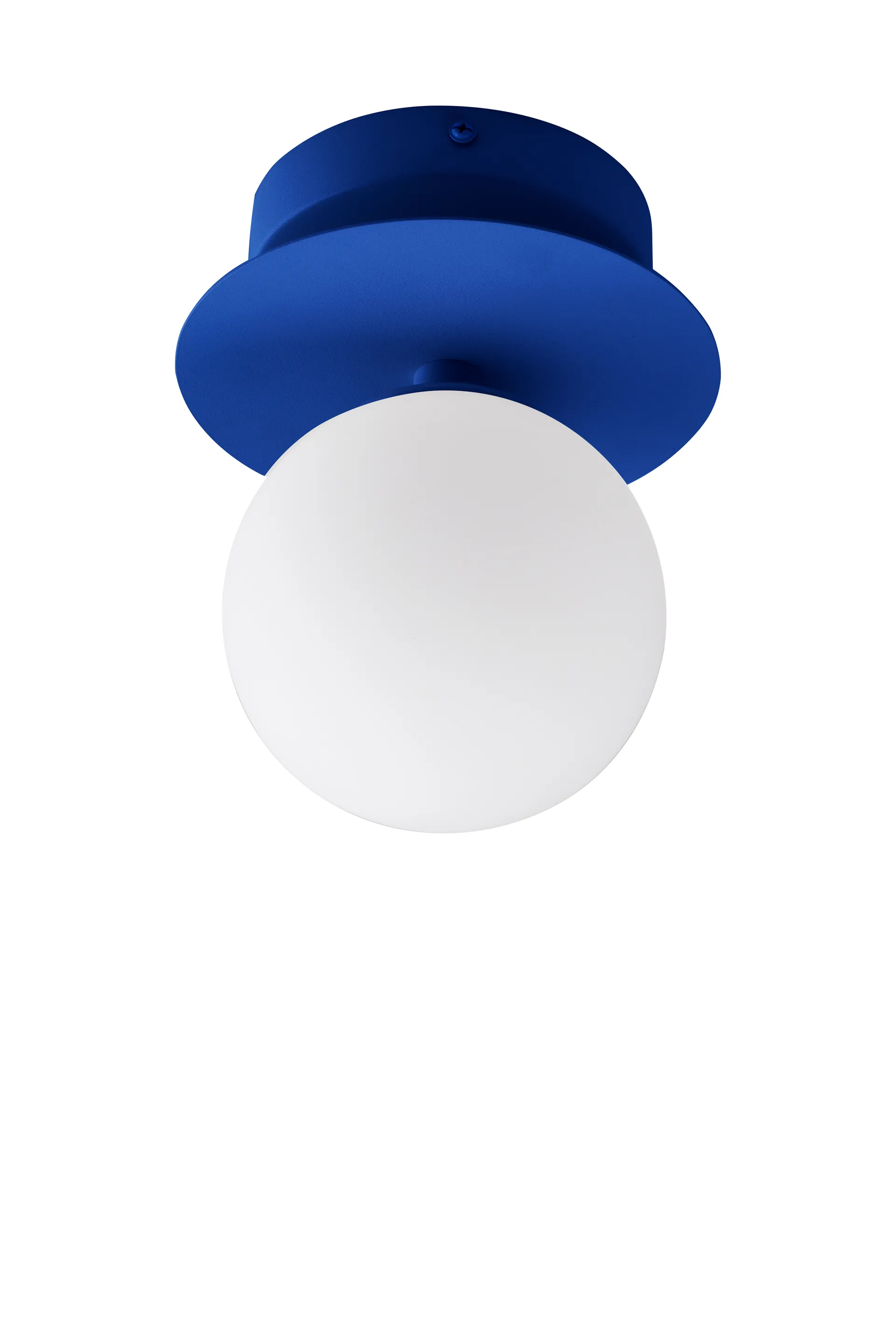 Candeeiro de teto/parede Art Deco IP44, Azul-Branco Globen Lighting