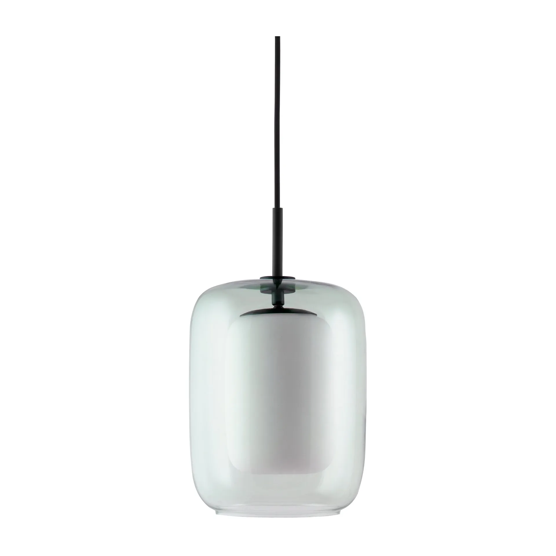 Candeeiro suspenso Cuboza Ø20 cm, Verde-branco Globen Lighting