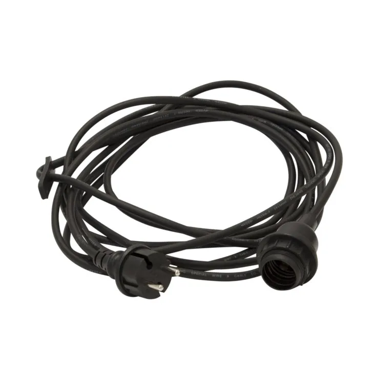 Candeeiro suspenso de exterior IP44, preto Globen Lighting