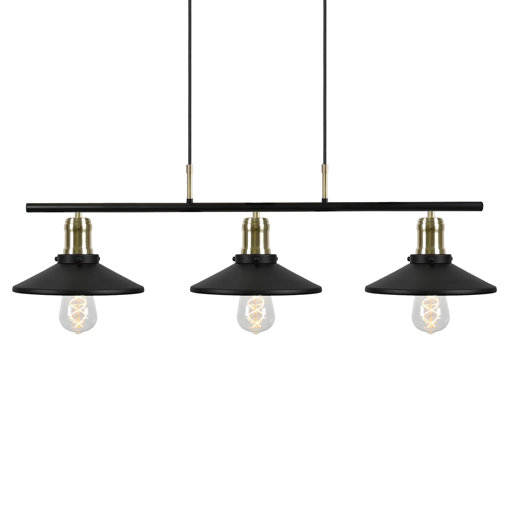 Candeeiro suspenso Disc 3, Preto Globen Lighting