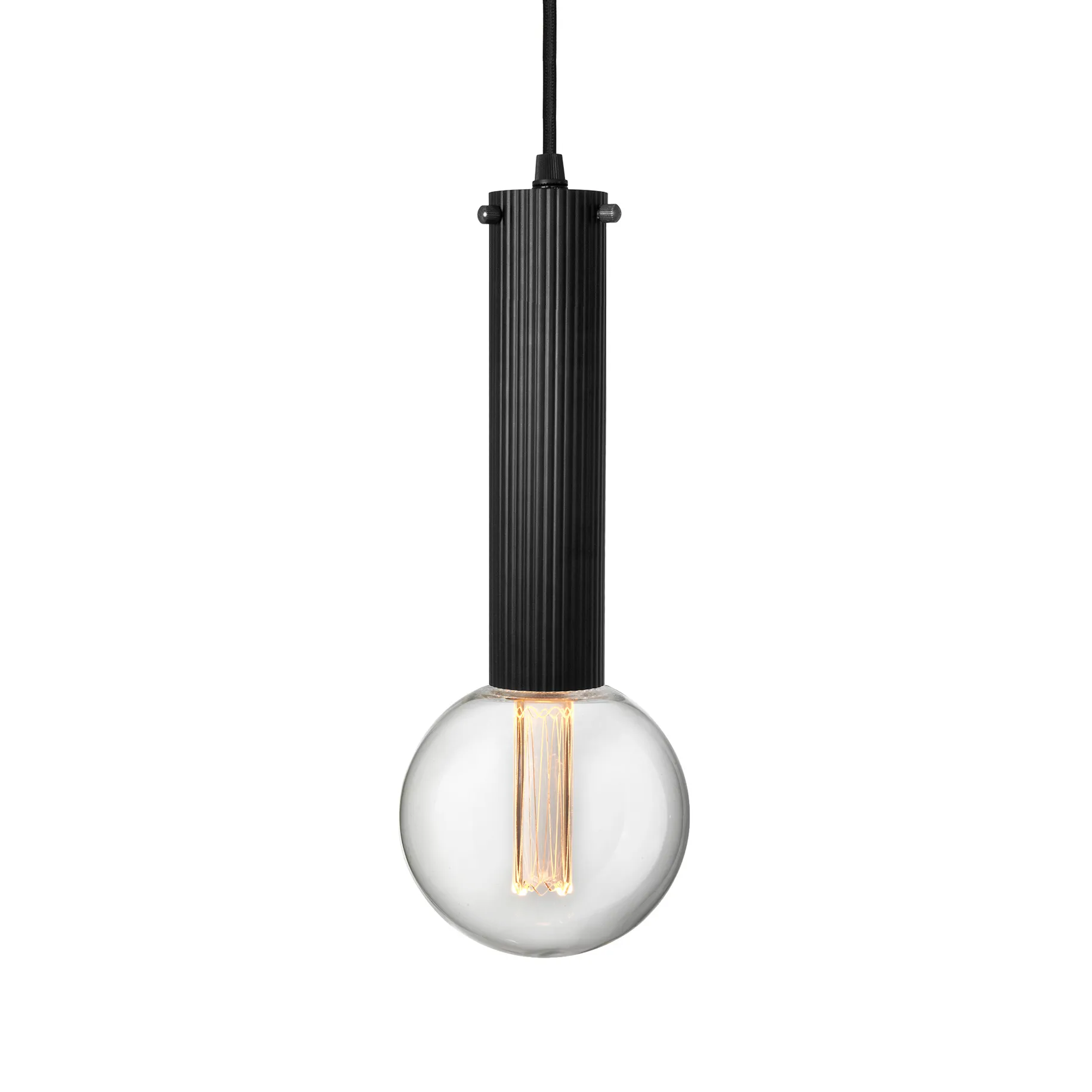 Candeeiro suspenso Hubble 38 cm, preto Globen Lighting
