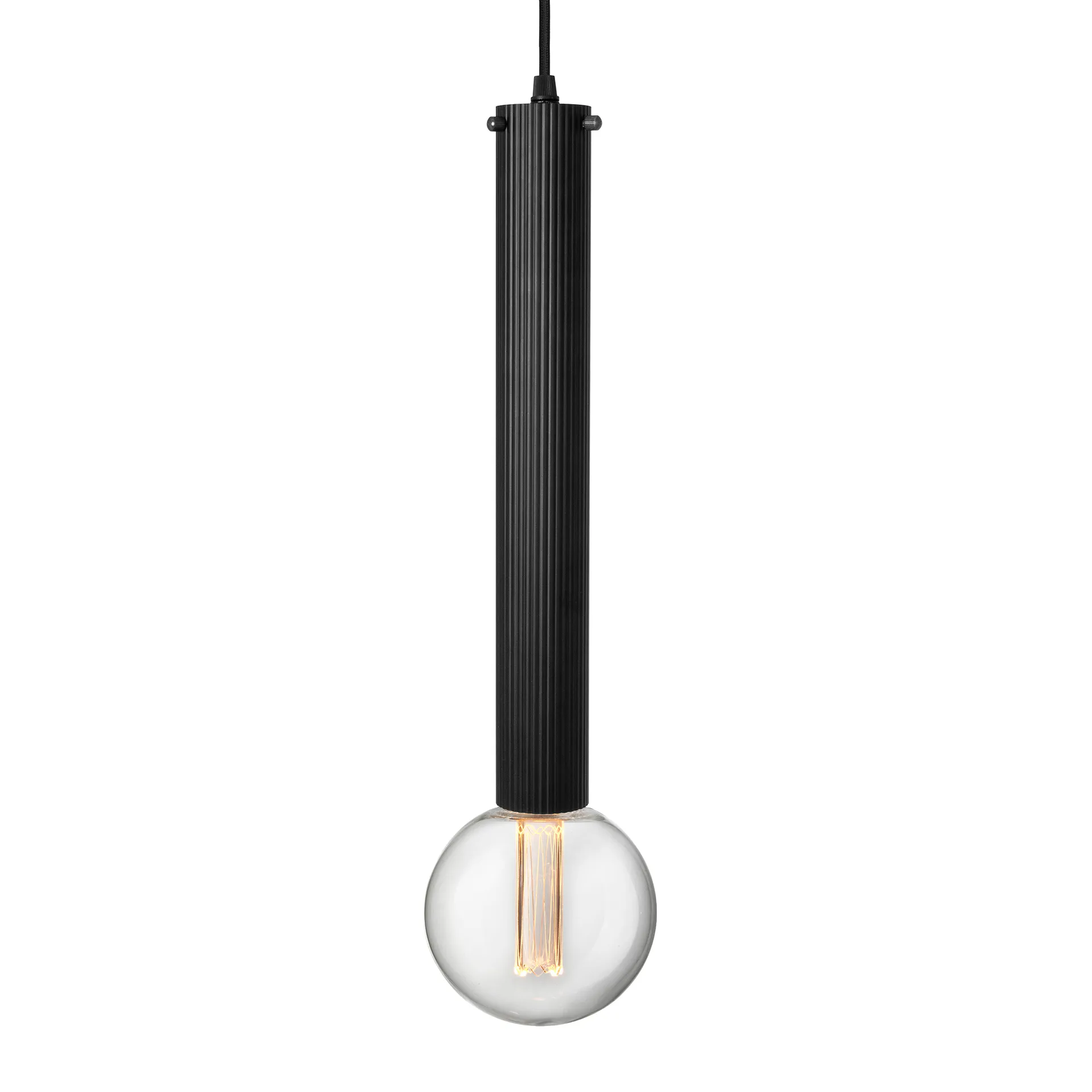 Candeeiro suspenso Hubble 38 cm, preto Globen Lighting