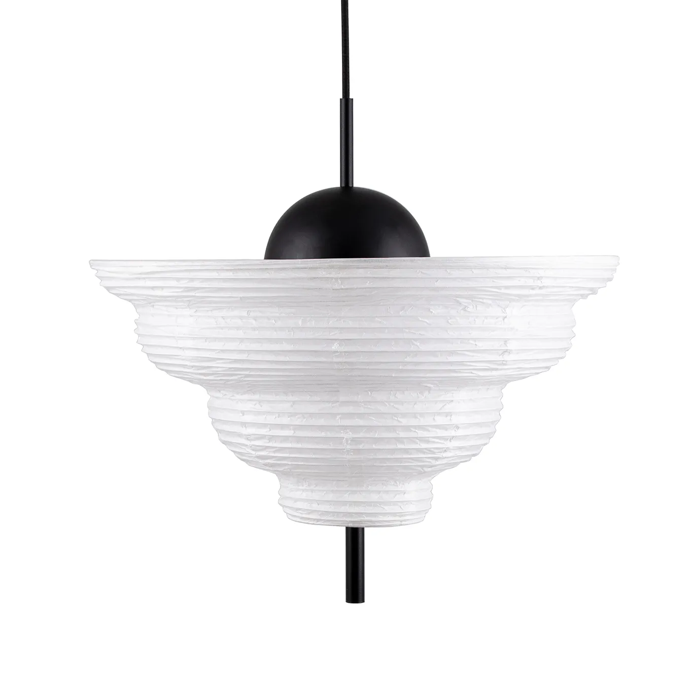 Candeeiro suspenso Kyoto Ø45 cm, Branco Globen Lighting