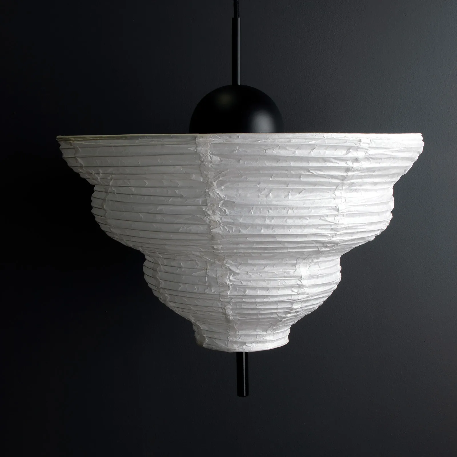 Candeeiro suspenso Kyoto Ø45 cm, Branco Globen Lighting