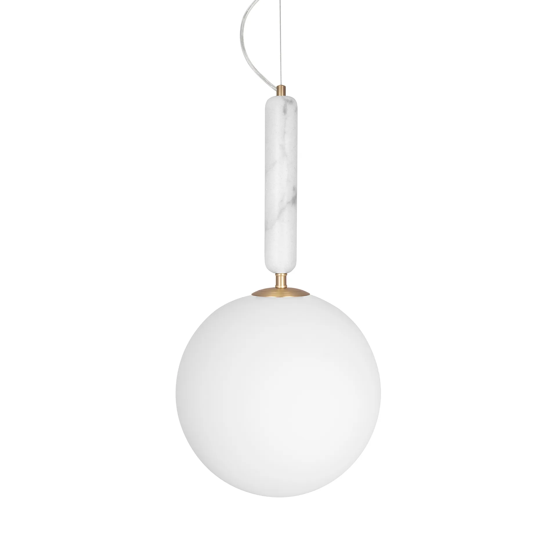 Candeeiro suspenso Torrano 30 cm, branco Globen Lighting