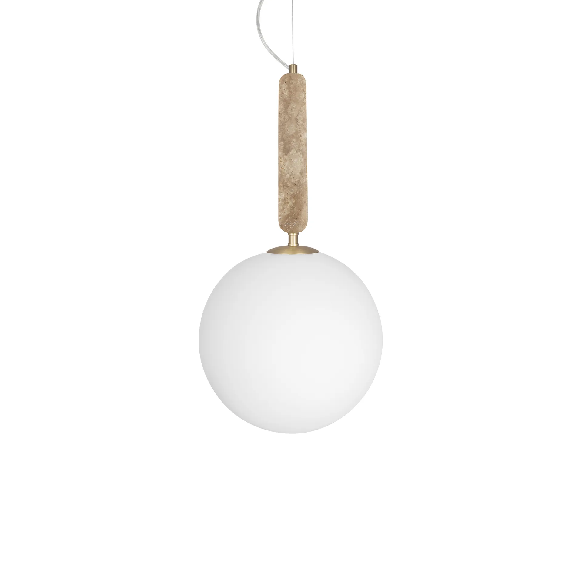 Candeeiro suspenso Torrano 30 cm, Travertina Globen Lighting