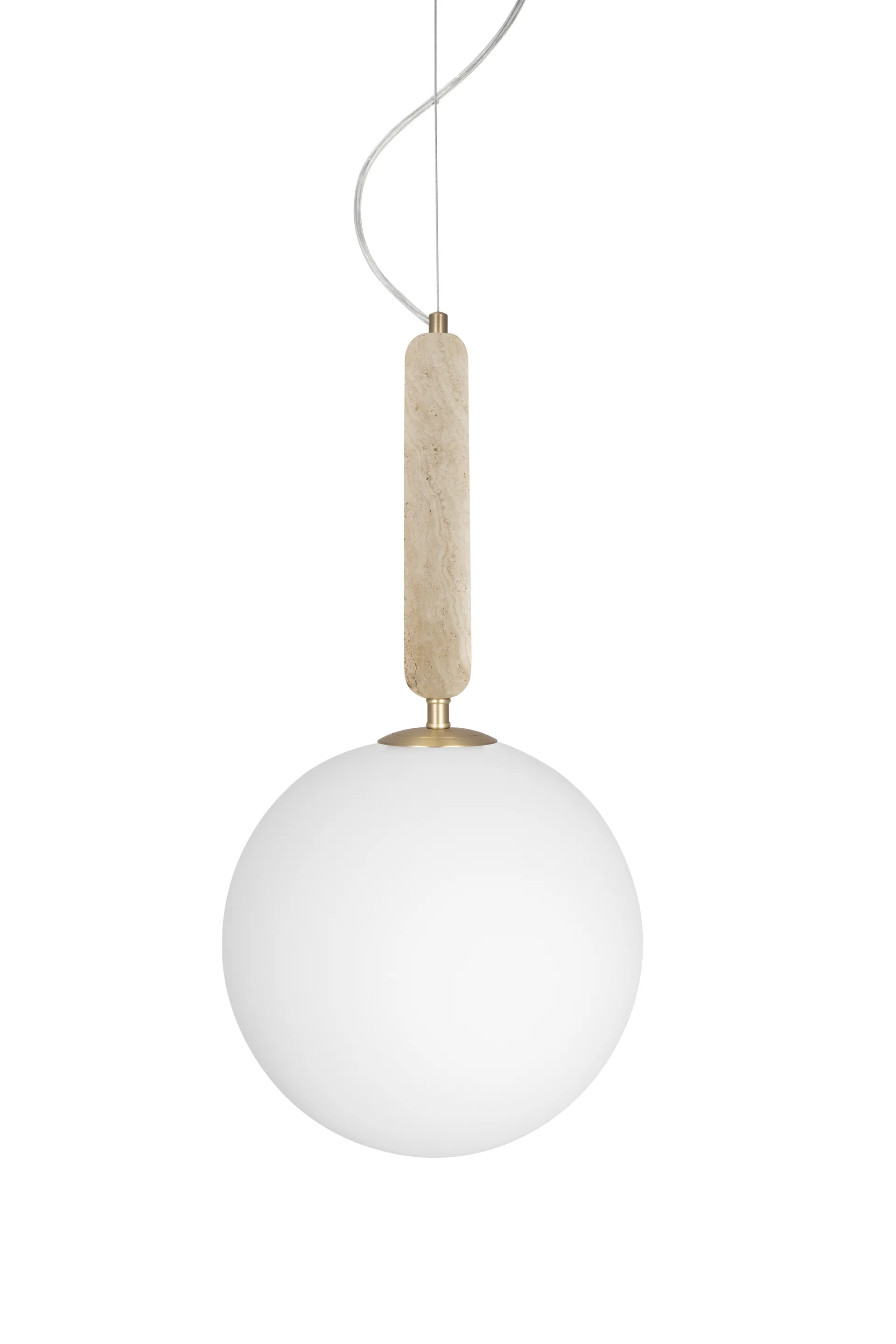 Candeeiro suspenso Torrano 30 cm, Travertina Globen Lighting