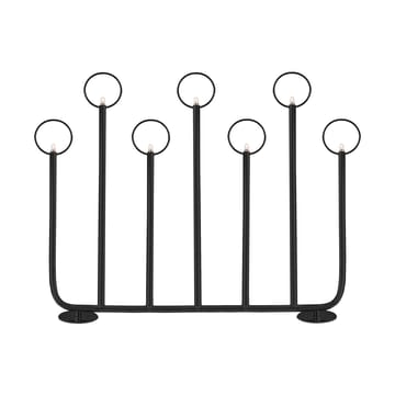 Candelabro do Advento Natale 7 - Preto  - Globen Lighting