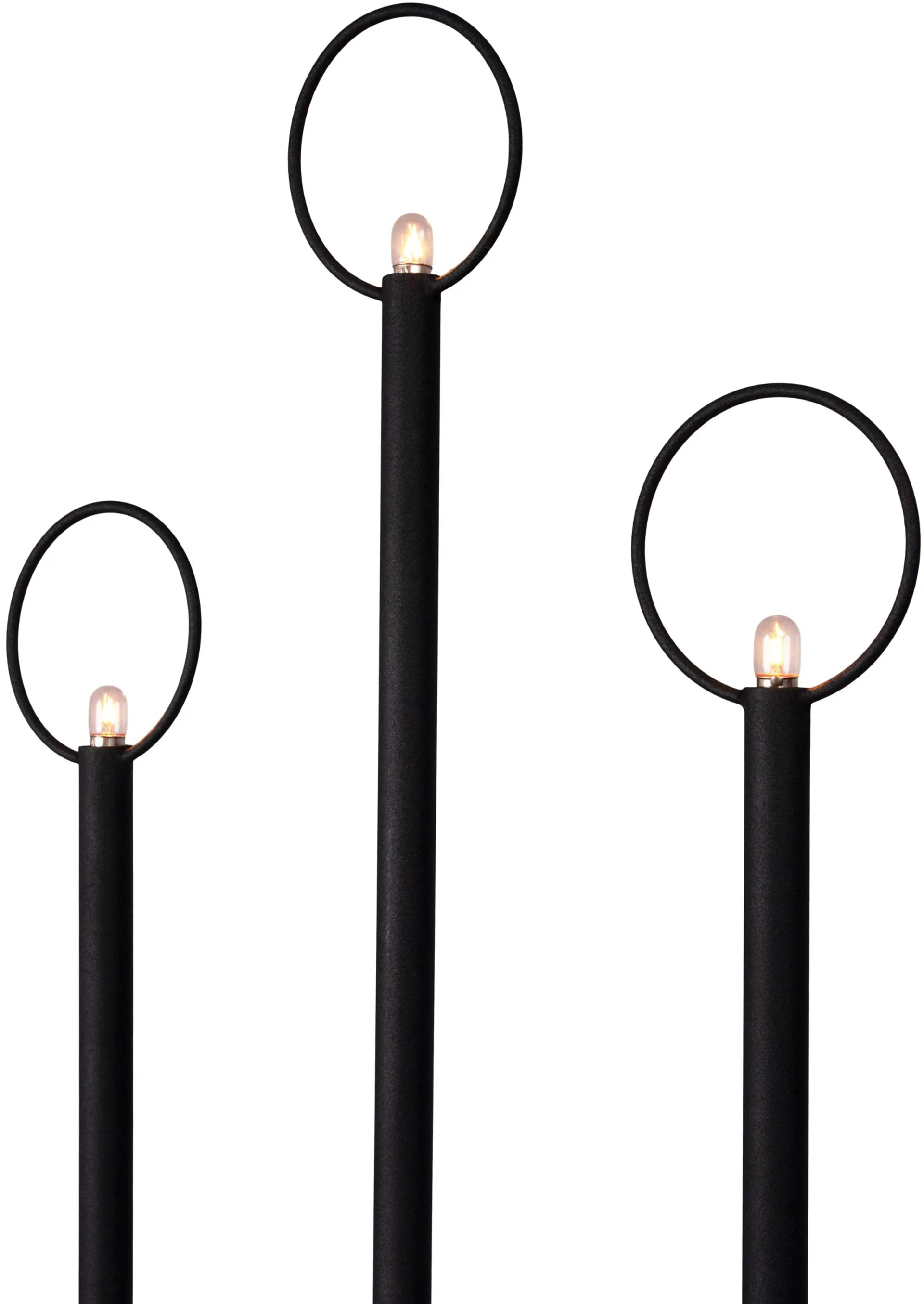 Candelabro do Advento Natale 7, Preto  Globen Lighting