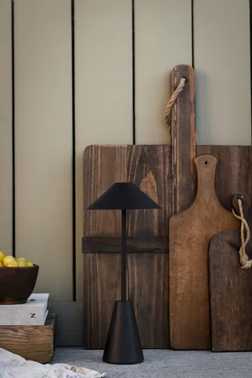 Cannes 32 candeeiro de mesa portátil - Preto - Globen Lighting