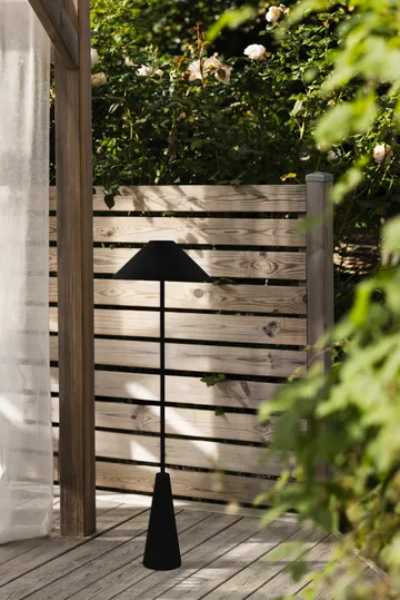 Cannes candeeiro de chão portátil - Preto - Globen Lighting