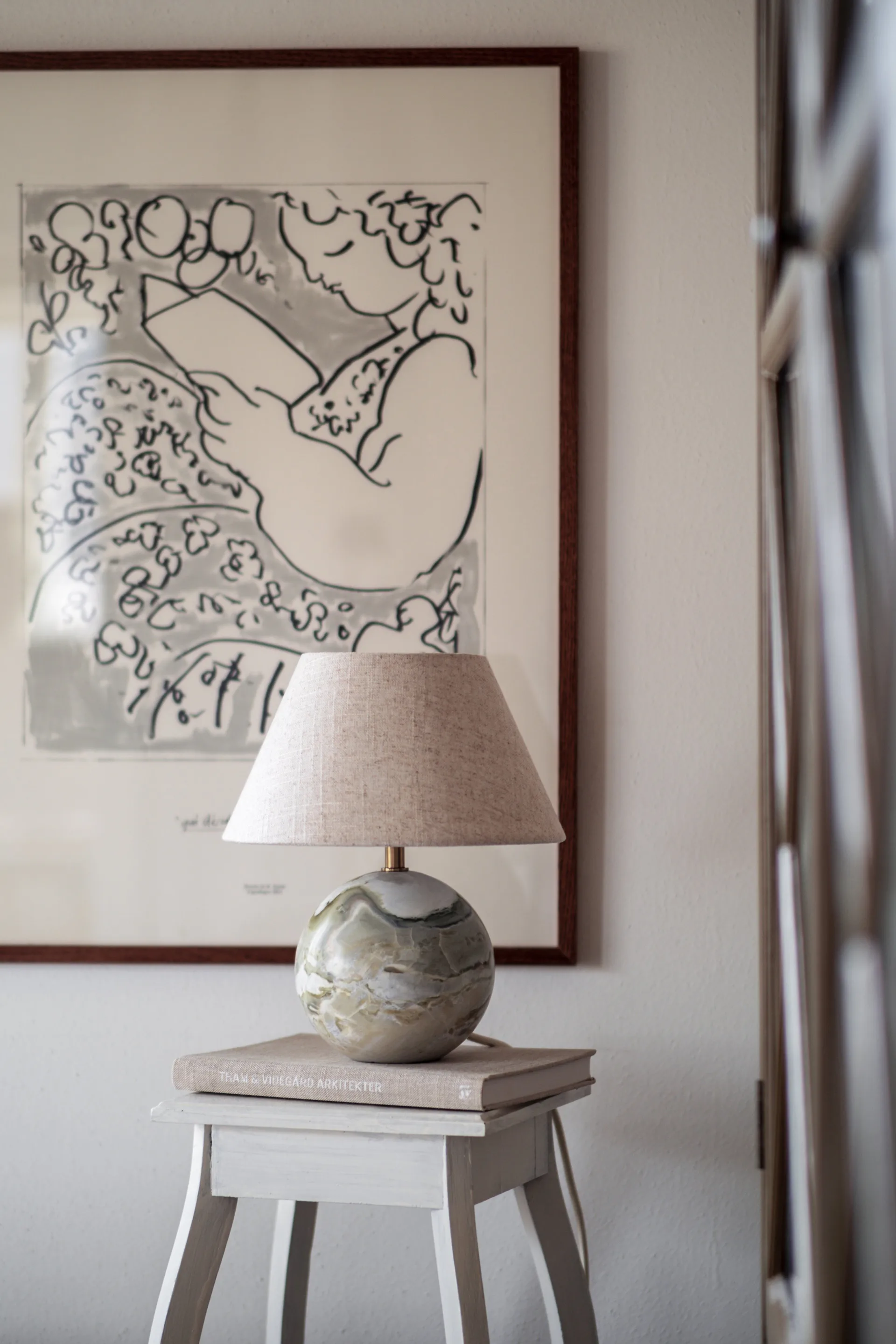 Castello 24 candeeiro de mesa , Verde Globen Lighting