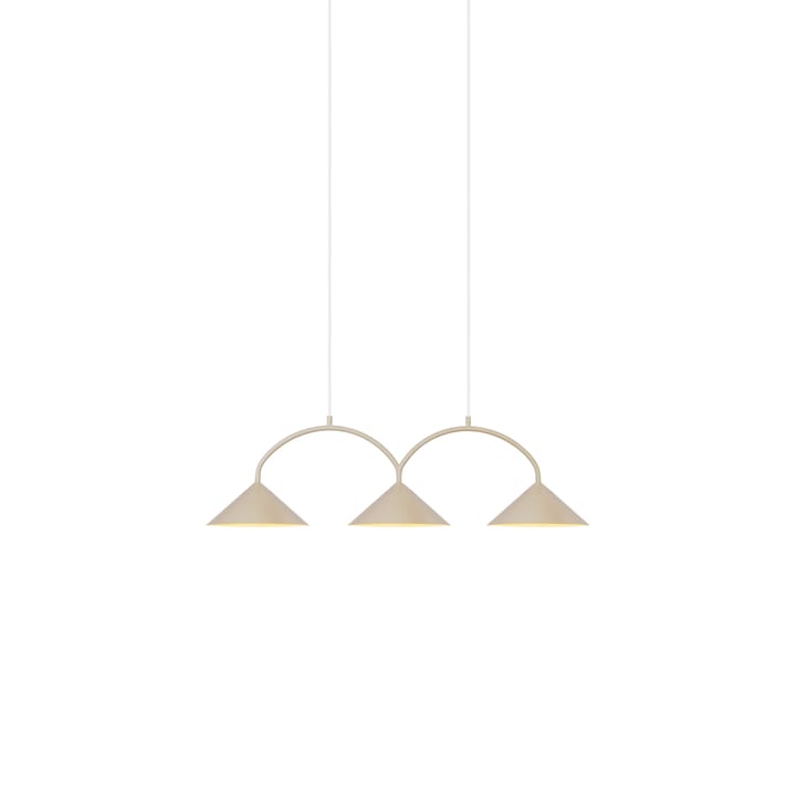 Curve candeeiro suspenso 3 - Beige - Globen Lighting