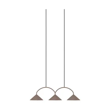 Curve candeeiro suspenso 3 - Mocha - Globen Lighting