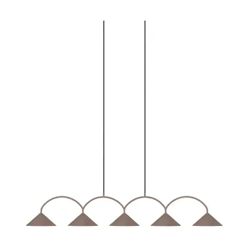 Curve candeeiro suspenso 5 - Mocha - Globen Lighting