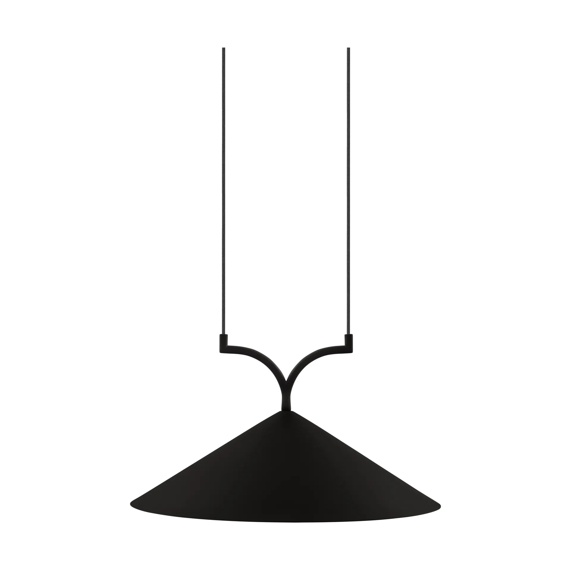 Curve candeeiro suspenso 50, Preto Globen Lighting