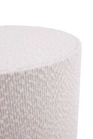 Florian candeeiro de chão - Bouclé branco/bege, Ø30x80 cm - Globen Lighting