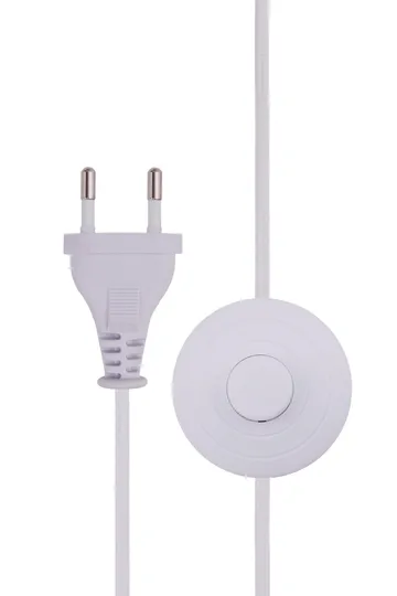 Florian candeeiro de chão - Bouclé branco/bege, Ø30x80 cm - Globen Lighting