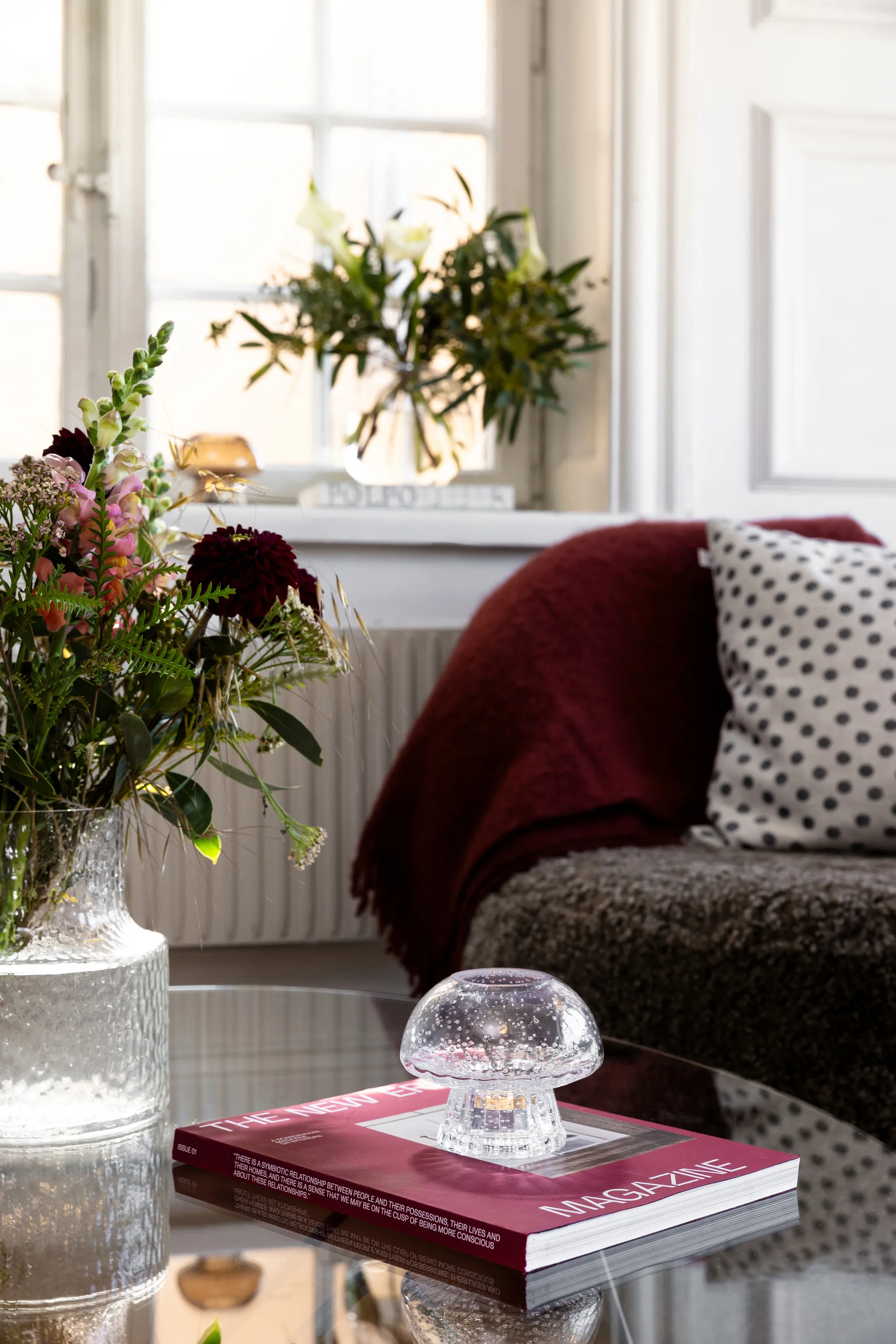 Fungo 12 porta-velas edição especial, Transparente Globen Lighting