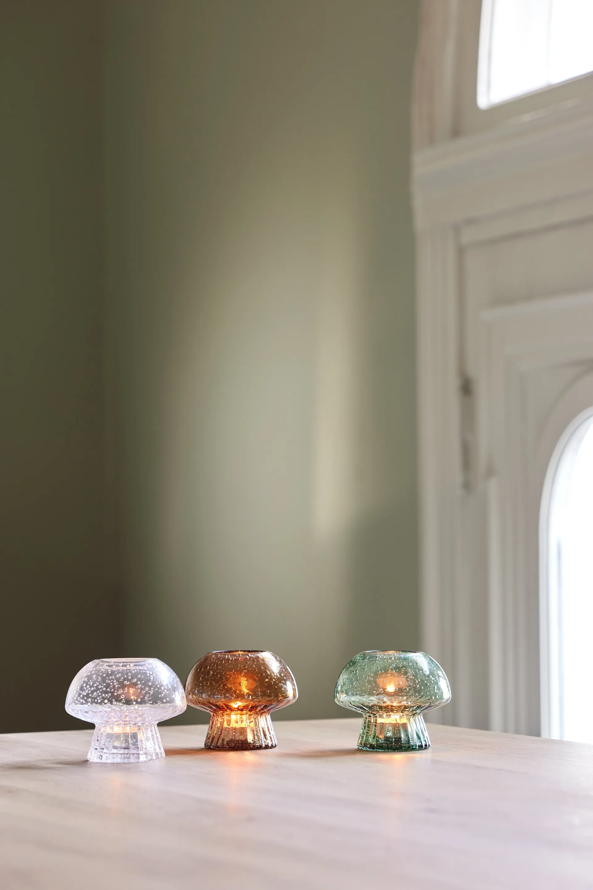 Fungo 12 porta-velas edição especial, Verde Globen Lighting