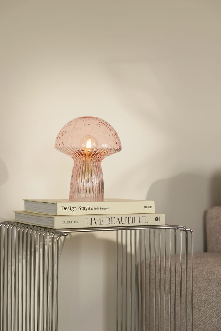 Fungo candeeiro de mesa edição limitada rosa, Ø16 cm, A:20 cm Globen Lighting