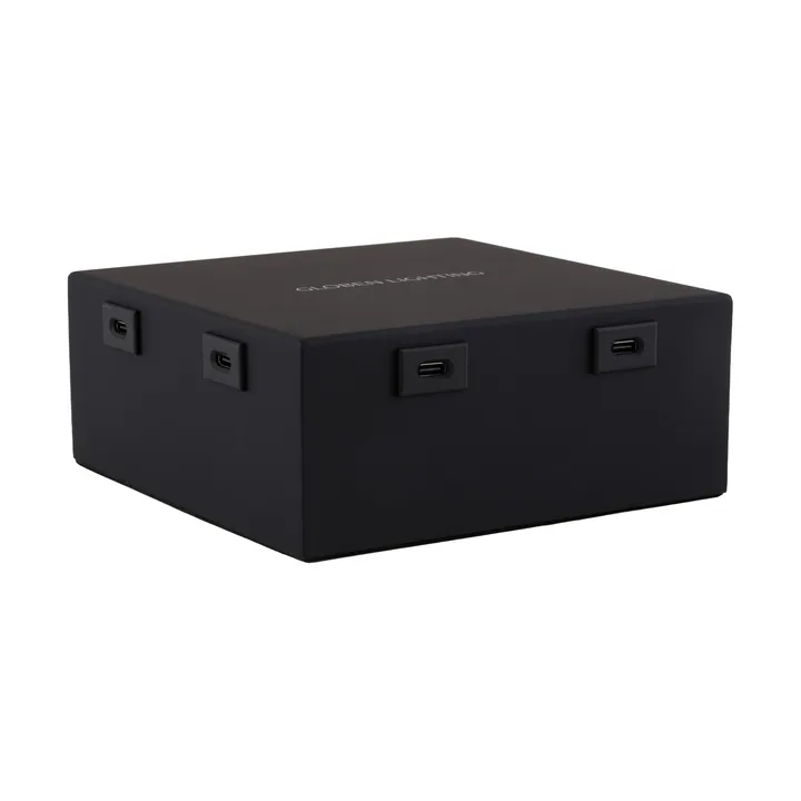 Globen Lighting hub de carregamento USB C - Preto, 8 adaptadores - Globen Lighting