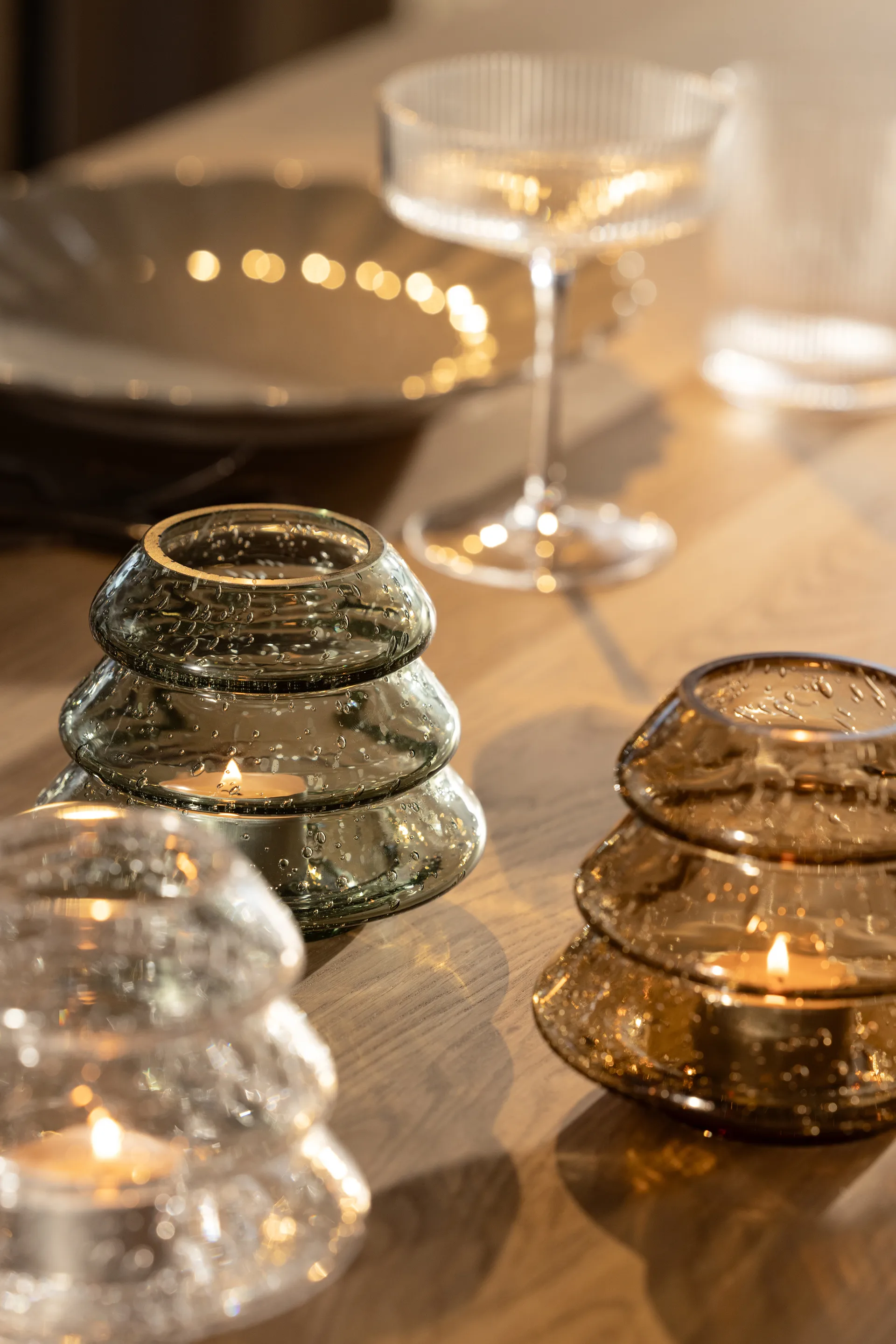 Gran 12 porta-velas, Verde Globen Lighting