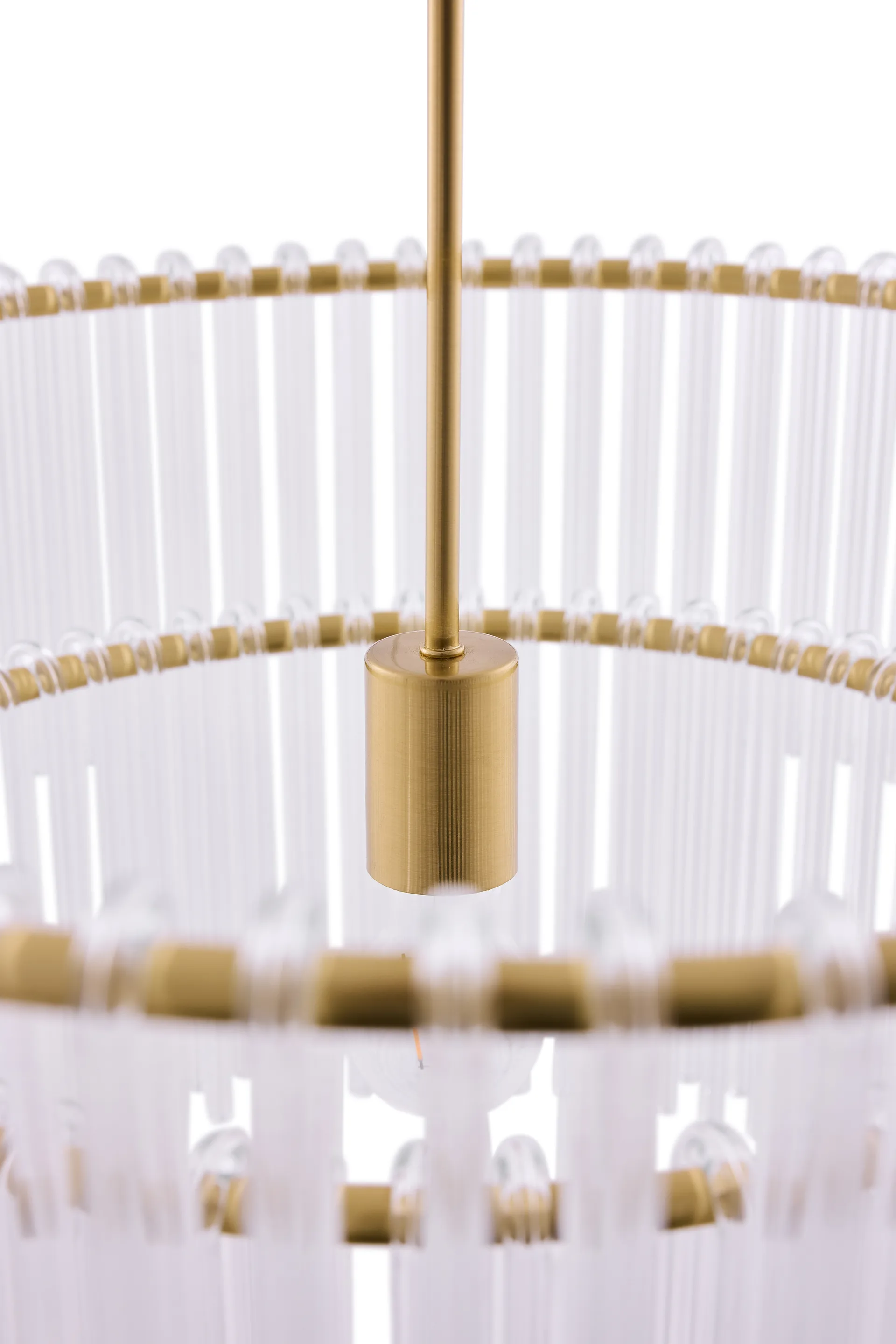 Hook 60 candeeiro suspenso, Claro-latão escovado Globen Lighting