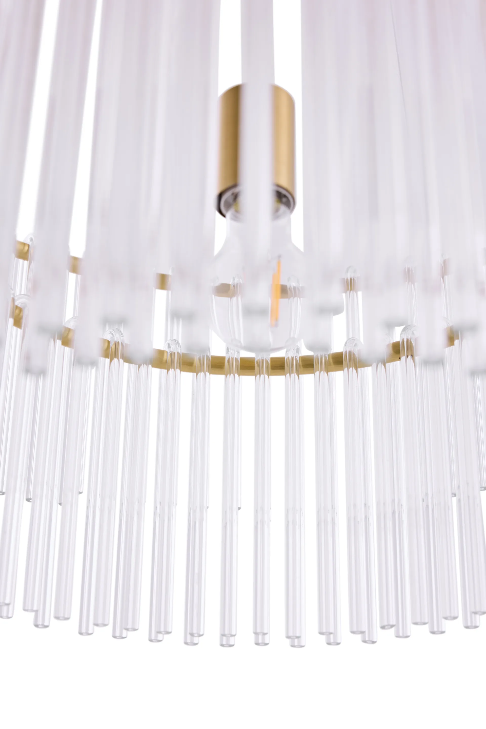 Hook 60 candeeiro suspenso, Claro-latão escovado Globen Lighting