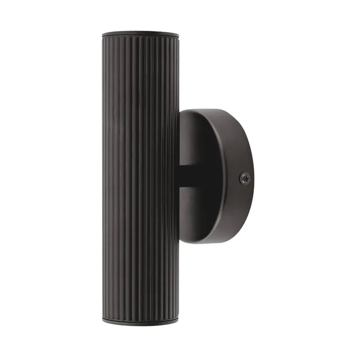 Hubble up/down aplique de parede iluminação de fachada - Preto - Globen Lighting