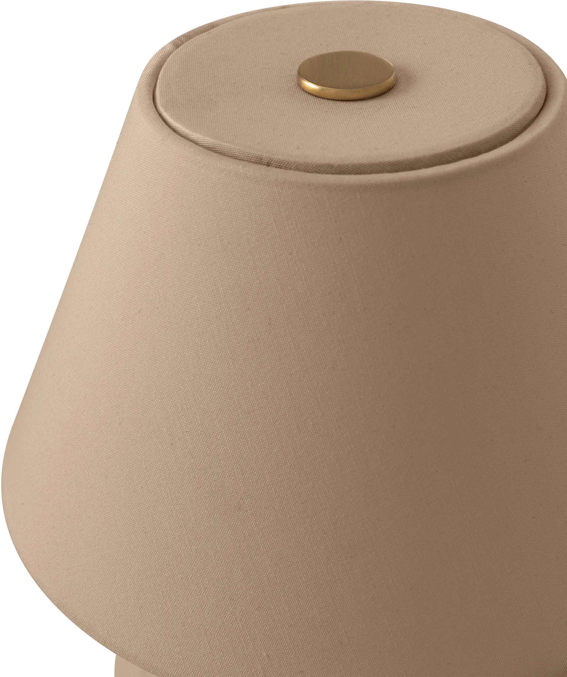 Iris 16 candeeiro de mesa portátil, Mocha Globen Lighting