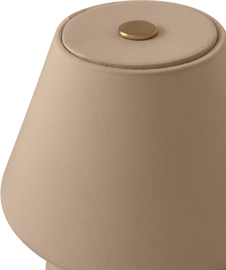 Iris 16 candeeiro de mesa portátil, Mocha Globen Lighting