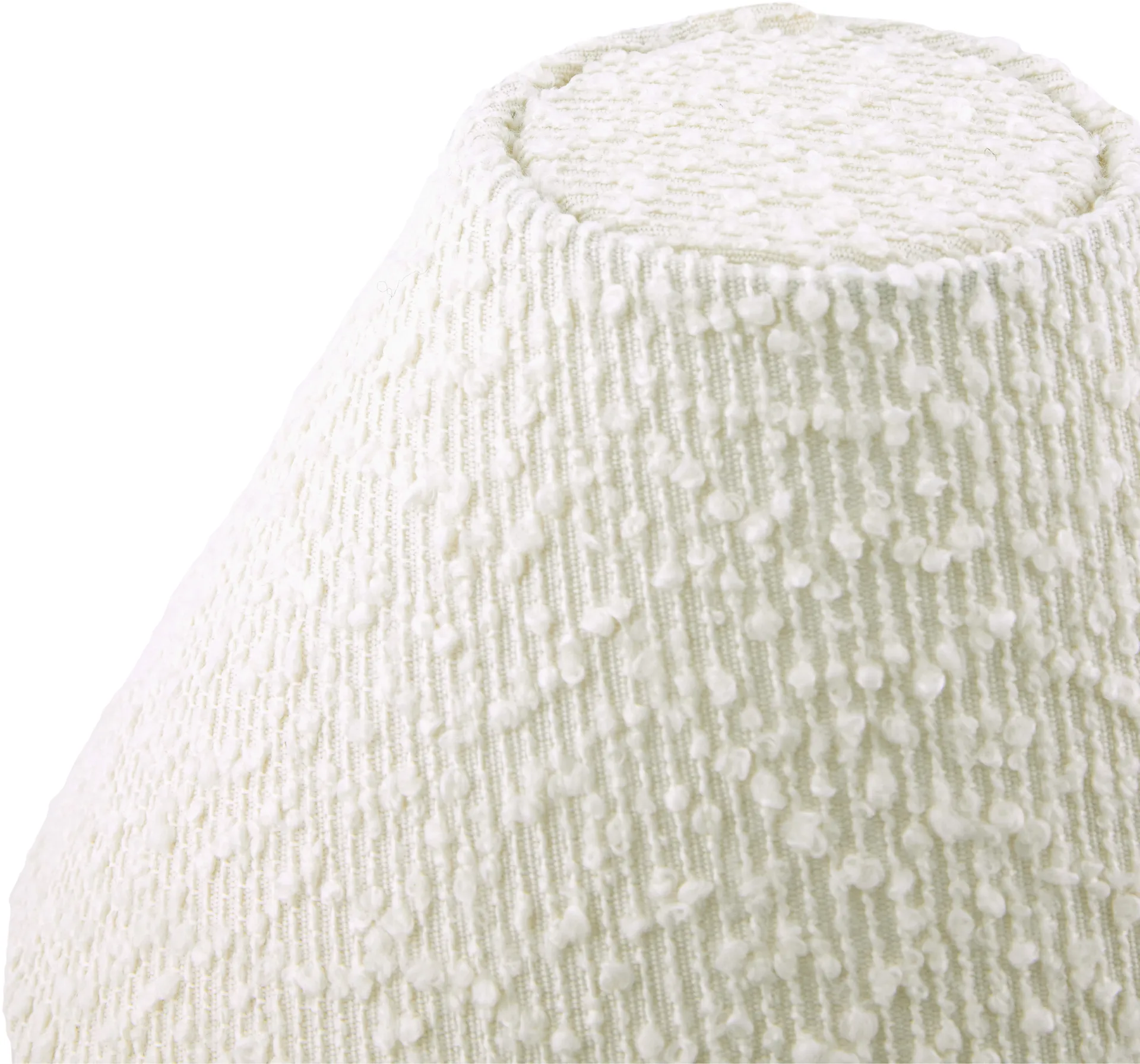 Iris 20 abajur, Bouclé branco branco Globen Lighting