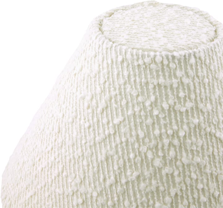 Iris 20 abajur, Bouclé branco branco Globen Lighting