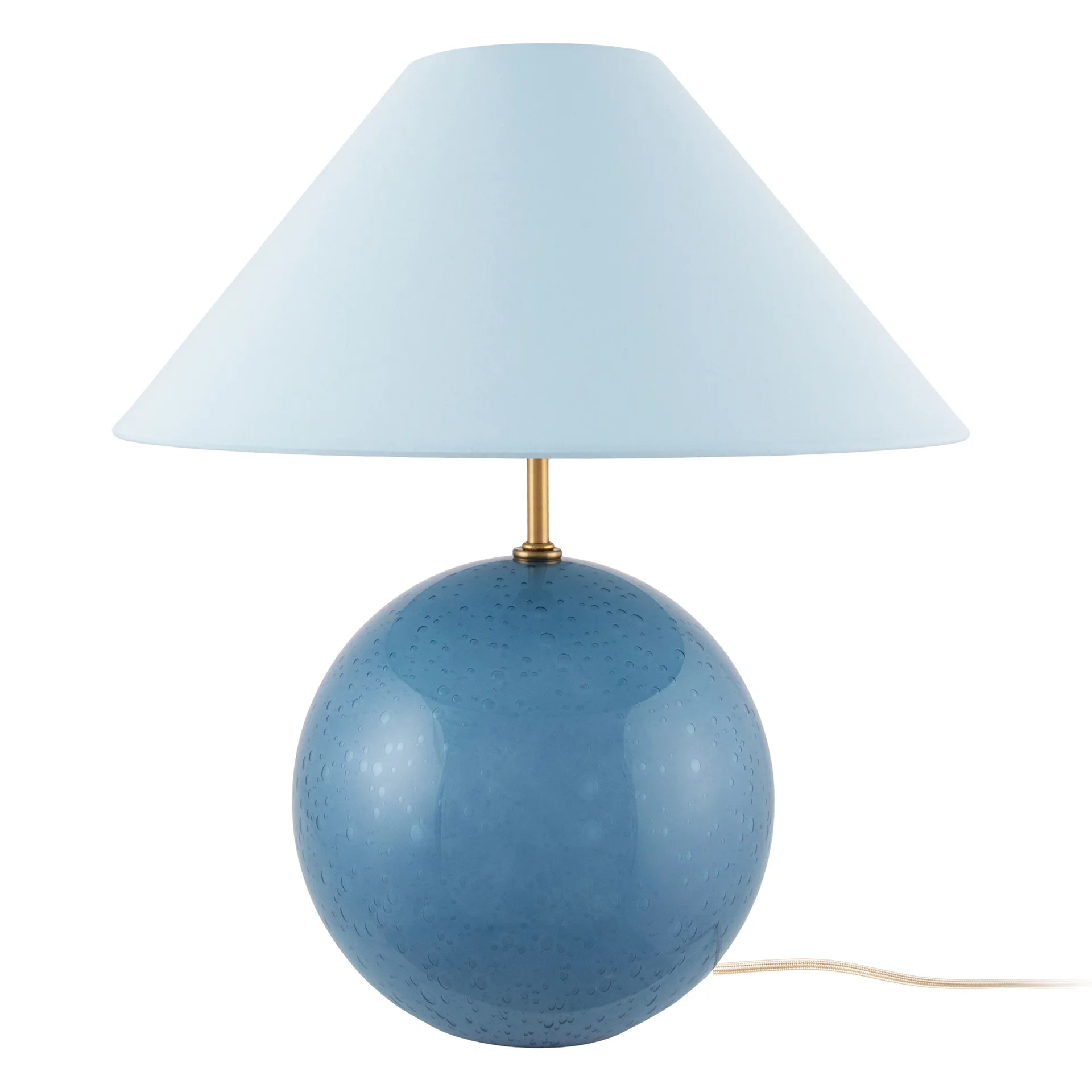 Iris 35 candeeiro de mesa 39 cm, Dove blue Globen Lighting