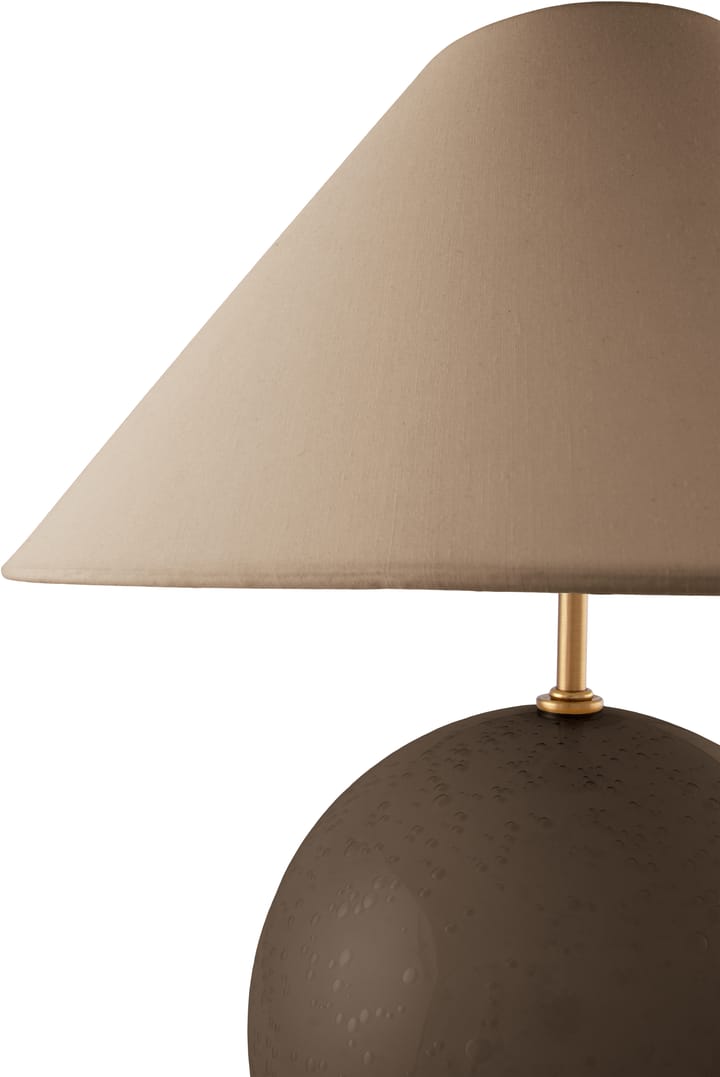 Iris 35 candeeiro de mesa 39 cm, Marrom escuro Globen Lighting