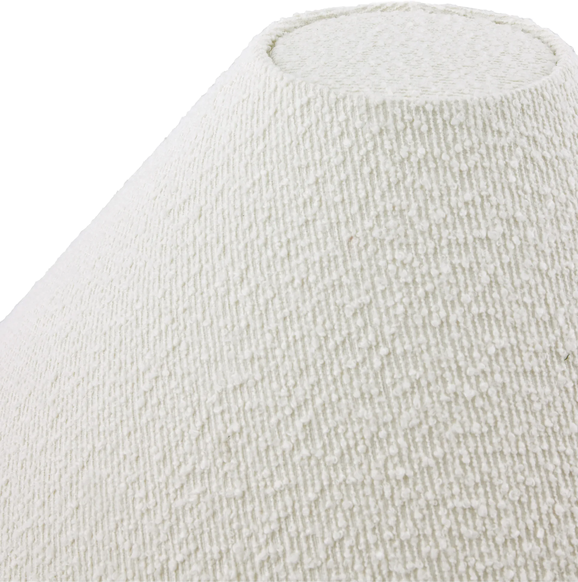 Iris 45 abajur, Bouclé branco Globen Lighting