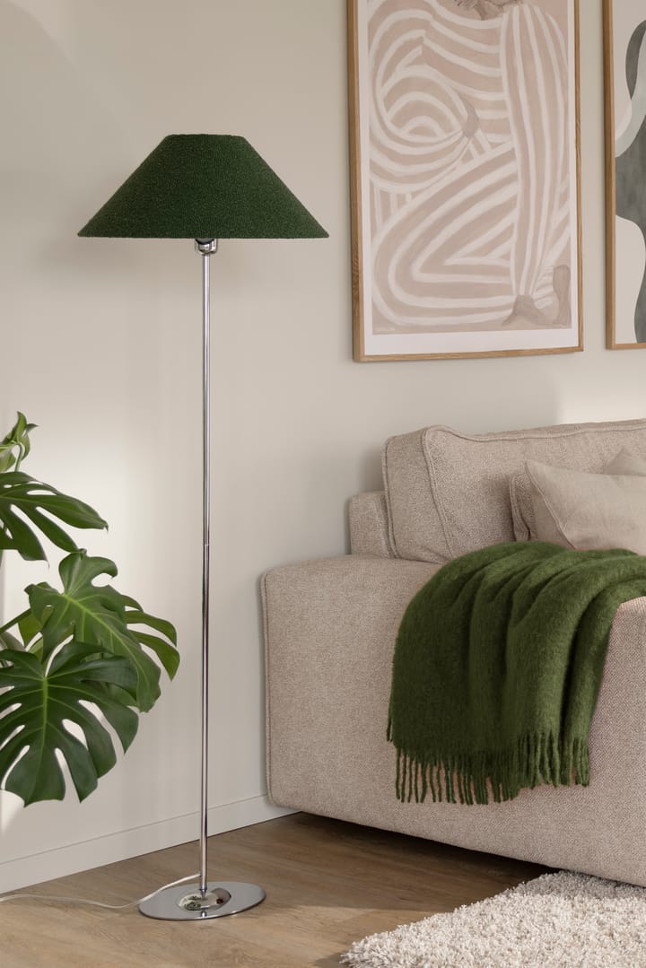 Iris 45 abajur, Bouclé verde musgo Globen Lighting