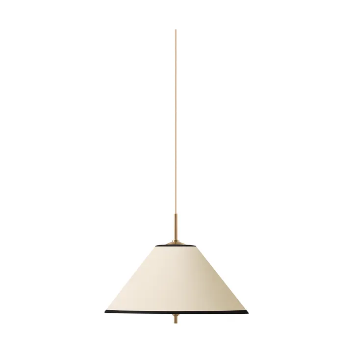 Iris candeeiro suspenso 25 - Creme-noir (branco-dourado) - Globen Lighting