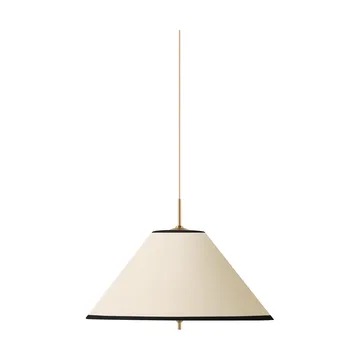 Iris candeeiro suspenso 50 - Creme-noir (branco-dourado) - Globen Lighting